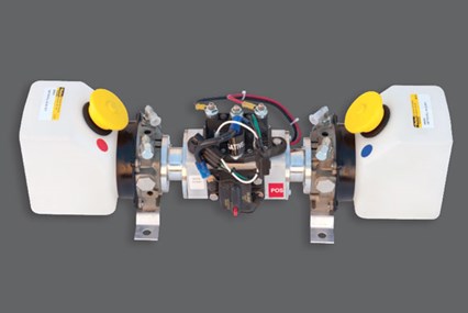 Dual Synchronized Hydraulic Pumps